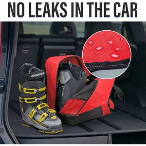 Borsa da sci e scarponi in poliestere 600D con rivestimento impermeabile combinato all'interno può ospitare sci fino a 180cm - Product Image 4