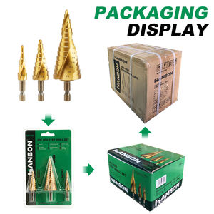 공장 핫 세일 의해 공급 3PC 세트 고품질 HHS 티타늄 코팅 단계 드릴 비트 - Product Image 4