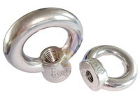 Écrou à œil DIN582 en acier inoxydable 304 et 316, vis à œil pour fixation de câble de garde-corps
