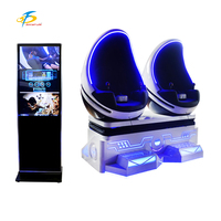 Chaise oeuf Double siège 9D Egg Cinema vr simulateur réalité virtuelle vr Egg jeux vr parc d'attractions