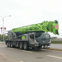 Grue télescopique mobile hydraulique Zoomlion d'occasion de haute qualité, 100 tonnes, pour travaux de levage en construction