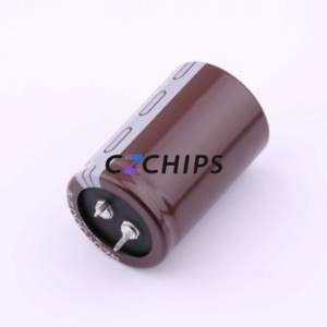 ตัวเก็บประจุแบบอิเล็กโทรไลต์อะลูมิเนียมแบบ Snap-in รุ่น EKMR421VSN561MR45S ชนิด Through-hole (THT) ขนาด D30xL45 มม. - Product Image 2