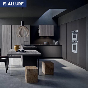 Design di Mobili da <span class=keywords><strong>Cucina</strong></span> Intelligenti Allure House, Unità Base <span class=keywords><strong>Cucina</strong></span> Tutto in Uno in Finitura Lucida a Guangzhou - Product Image 3