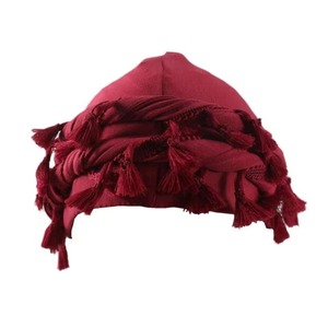 <span class=keywords><strong>Turbante</strong></span> Halo per Bambini, Copricapo Pre-Annodato in Raso Setoso, Elastico con Nappa per Protezione dei Capelli, per Ragazzi e Ragazze - Product Image 3