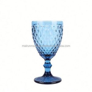 Vente en gros de gobelets à vin en cristal transparent personnalisés rose et bleu pour la rentrée scolaire, double paroi, 320 ml/350 ml, style américain classique - Product Image 2