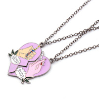 Colliers personnalisables en plaqué or avec pendentifs et breloques gravés, thème Amour et Briquet, pour meilleures amies, bijoux fins