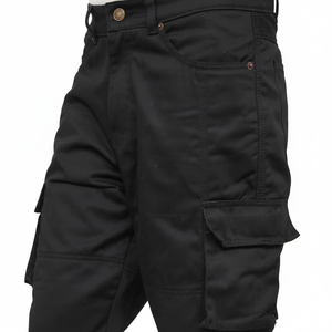 Pantalones de Seguridad Unisex para Motociclismo, con Protección en Cadera y Rodillas, Aprobados por la CE, Transpirables, Anti-UV, 100% Algodón - Product Image 1