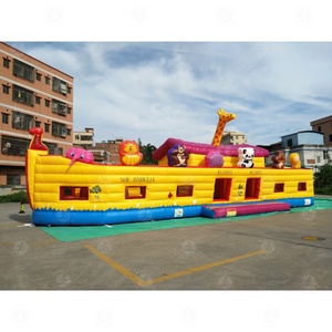 Inflatable <span class=keywords><strong>Noah</strong></span> của <span class=keywords><strong>ARK</strong></span> Bounce House Combo thương mại Inflatable <span class=keywords><strong>s</strong></span>ân chơi với các chướng ngại vật - Product Image 5