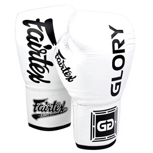 Gants de boxe MMA professionnels en cuir léger de haute qualité, avec poignées et fermeture à lacets pour doigts entiers - Product Image 2