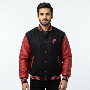 Wholesale High Quality Brown <b>White</b> Unisex Fashion Custom Logo Casual OEM Chenille Letterman Varsity <b>Jackets</b> for <b>Men</b> Women - Product Image 1