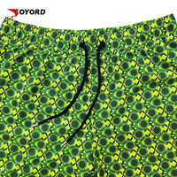 Shorts de bain en gros à séchage rapide, conception personnalisée, support de sublimation numérique, usine propre, maquette en 1 heure, échantillon en 1 semaine, OEM