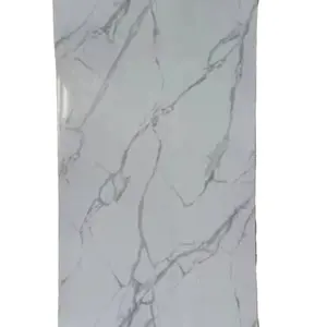 1220*2440*3mm Faux Marble Solid Pvc Plastic Uv Marble Sheet para decoración de paredes