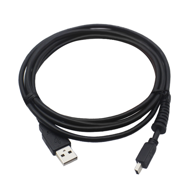 Custom High Quality Metal Core Nylon Jacket Foil Shielded USB Cable a Male to B Mini Male with ISO9001 Certification