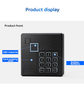 Lecteur de contrôle d'accès par mot de passe pour clavier d'identification personnalisé en usine, tête de lecture de mot de passe Weigang 26/34, lecteur de cartes RFID Mifare - Product Image 5