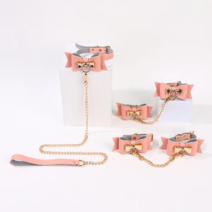 SM Props Vlinderdas Trainingsset Bindmiddel voor Ledematen Vrouwelijke Slaaf Bevestigingshalsband Tortuurinstrument - Product Image 6