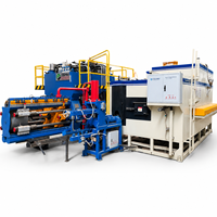 Horno industrial de calentamiento de lingotes de aluminio multiestaca de 5000T, 80KW, 380V, con PLC, para prensas de extrusión en África