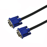 Câble coaxial VGA SIPU 1M 1.5M 2M 1080p avec connecteurs dorés, blindé, gaine PVC, mâle-mâle pour PC, HDTV, ordinateur, audio/vidéo