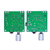 TDA7297 carte d'amplificateur double canal sans bruit 12V carte d'amplificateur finie FE-9720B
