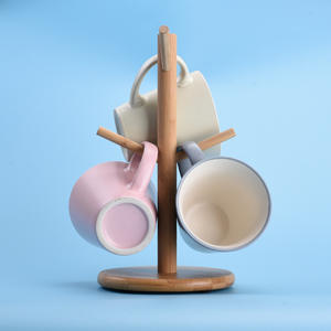 Nordic Style Matte Ceramic Mug Single Cup Solid Color With Handle <b>Microwave</b> Safe For Home Use - Product Image 3