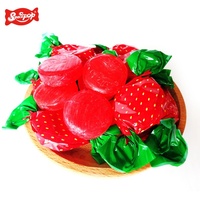 Barry Baby Strawberry Lemon Grape Fruit Flavored Coated Hard Boiled Candy in Bottle Multi-Colored