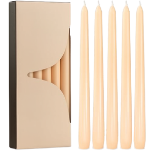 เทียนพาราฟินทรงกรวยสีขาวสำหรับตลาดแอฟริกา - คริสต์มาสและฮาโลวีน - Product Image 1
