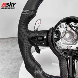 Volante Deportivo <span class=keywords><strong>de</strong></span> Cuero Red Label para Modelos 320/<span class=keywords><strong>525</strong></span>/E90/F70/E71/E84/E89/E92/E91/E89/E87 con Conexión para Teléfono Móvil y LED - Product Image 6