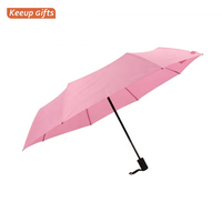 Parapluie automatique de soleil noir avec logo, parapluie de golf extérieur portable bon marché, parapluie pliant personnalisé pour la pluie