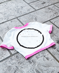 Custom Summer <b>Patchwork</b> Short-Sleeve T-<b>Shirt</b> 100% Pure Cotton Digital Printing with Rhinestone for Men - Product Image 3