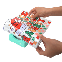 Support en silicone pour tasses et gobelets, pour le bricolage, avec fente intégrée et raclette à bord en feutre, écologique, marque Mecolour