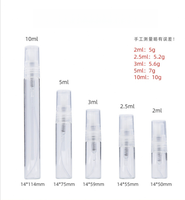 Flacon pulvérisateur de parfum en verre carré transparent de 2 ml, 3 ml, 5 ml, 10 ml, marque privée, pour décantation de Cologne