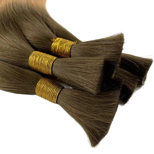 高级产品散装人发供应商原始头发散装包装全长卷曲深身8-40英寸批发发束 - Product Image 2