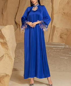 Abayas pour femmes Dubai Robe musulmane africaine <span class=keywords><strong>Caftan</strong></span> Marocain Robes de fête de mariage Robe <span class=keywords><strong>Djellaba</strong></span> Femme Luxe - Product Image 4