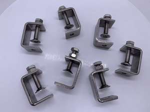 Tiger Heavy-Duty C-<span class=keywords><strong>Clamp</strong></span> Edelstahl Holz bearbeitungs klemme Breite Backen öffnungen Kabel clip Schnalle für Holz Stahl Bearbeitung Zoll - Product Image 5