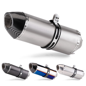 Silencieux d'échappement en fibre de carbone complète R77 pour <span class=keywords><strong>moto</strong></span> GSX250R 250SR <span class=keywords><strong>Z900</strong></span>, tuyau d'échappement arrière modifié - Product Image 6