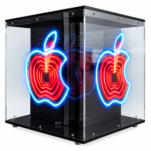Ventilateur d'affichage holographique cubique 42cm 360° °   Cube publicitaire LED pour événements de vente au détail, salles d'exposition, utilisation en intérieur - Product Image 2