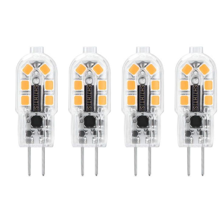 2021 1.5W 12V LED Light Bulb G4 Bi-Pin Base G4 Super Bright White LED Bulb for Landscape Lighting