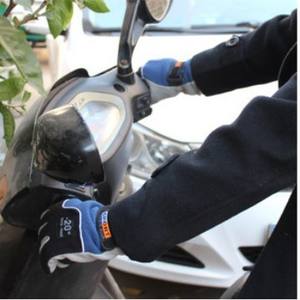 ถุงมือขี่จักรยานกีฬาแบบฟลีซ ถุงมือกันหนาวสำหรับฤดูหนาว สำหรับผู้ใหญ่ ใช้ได้ทั้งชายและหญิง สำหรับจักรยานและมอเตอร์ไซค์ ขนาดเดียว - Product Image 5