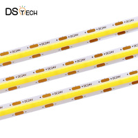 Taille coupée 8.3mm 16.66mm 12W vente en gros ETL CE ROHS 5 ans de garantie puces 480 flexibles 8MM PCB CRI90 COB bande lumineuse LED
