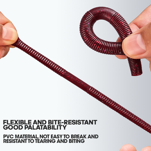 Nouvelle Offre 2026 : Leurre Souple Senko Salé Parfumé, Ver Coulant pour Pêche au Bar, au Blackfish et en Mer, Montage Drop Shot - Product Image 4