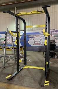 Machine <span class=keywords><strong>de</strong></span> <span class=keywords><strong>squat</strong></span> multifonctionnelle Freeman Factory Direct Sale Hack <span class=keywords><strong>Squat</strong></span> Rack pour entraînement des jambes à domicile, type Smith Machine - Product Image 4