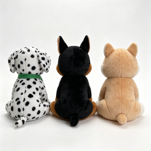 Mochila de Peluche Personalizada para Perros, Set de Peluches de Cachorros de Varias Razas con Relleno de Algodón PP, Unisex para Todas las Edades - Product Image 2
