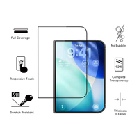 Protection d'écran en verre trempé HD transparent 9H Premium à couverture intégrale et colle complète pour iPhone 18/17/16/15/14/13/12/11 Pro Max Plus Duo