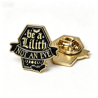 Al por mayor: Pins esmaltados con cita de Be Lilith, broches personalizados, insignias de solapa, accesorios metálicos para el Año Nuevo Chino, idea de regalo de joyería
