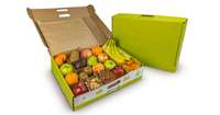 Carton d'emballage en carton ondulé pour fruits et légumes, idéal pour tomates, oranges, pommes - Vente en gros
