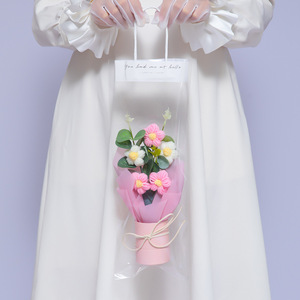 <span class=keywords><strong>Super</strong></span> Z Nuevo Ramo Lindo Producto Terminado Adornos de Ganchillo Ramo de Flores Tejidas a Mano de Ganchillo - Product Image 2