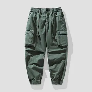 Low Price Good Quality mens pants cargo trousers new design casual black multi-pocket cargo pants