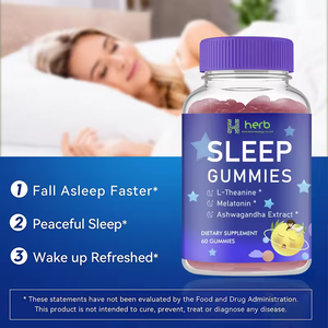 Gomitas de Vitamina D, C y Baya del Saúco de Marca Privada, Suplementos Herbales para Adultos para un Sueño Natural, Conciliar el Sueño Fácilmente, Energía - Product Image 3