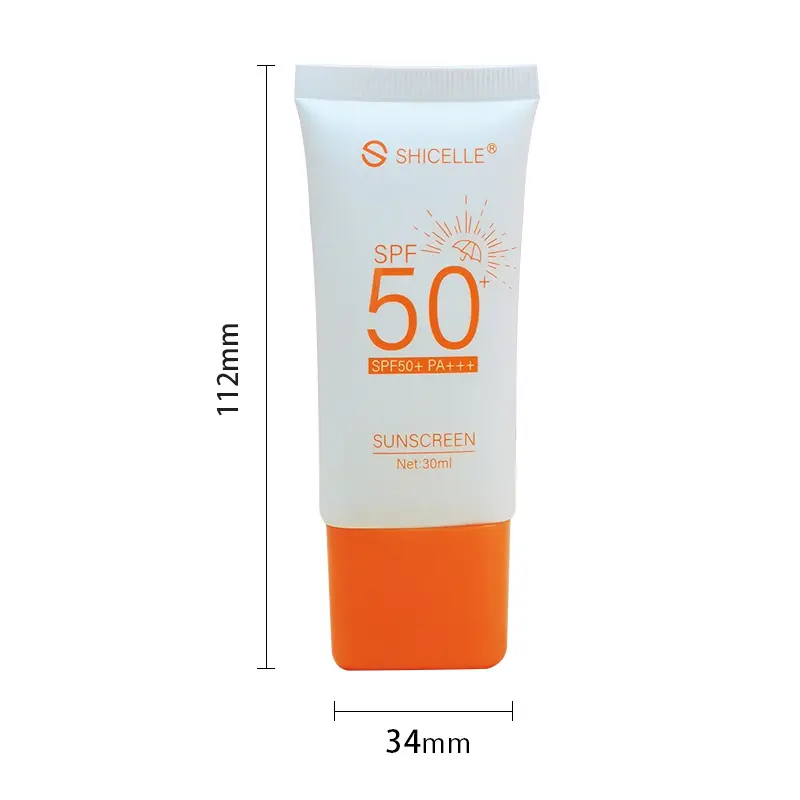 SHICELLE 30ml Natural impermeável Whitening Mineral protetor solar creme para rosto/corpo