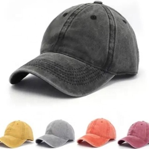 Custom Logo Washed Cotton Trucker Hat Breathable Mesh Quick Dry Adjustable Unisex Outdoor Sport Cap Wholesale Fashion - Product Image 1