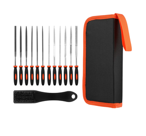 2024 vente chaude personnalisé gamme complète précision Mini diamant aiguille fichier ensemble acier et plastique poignée Destornillador - Product Image 1